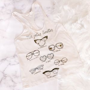 Forever 21 French Sunglasses Tank Top